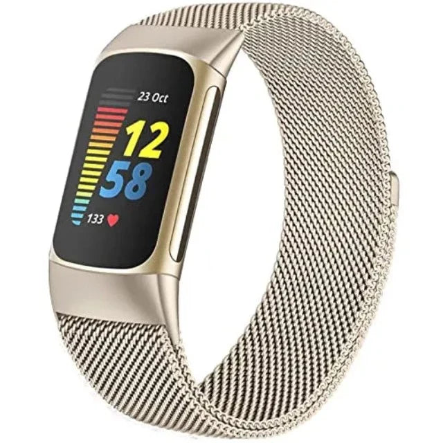 Pulsera para Reloj Fitbit Charge 3 Charge 4 Charge 5 oro