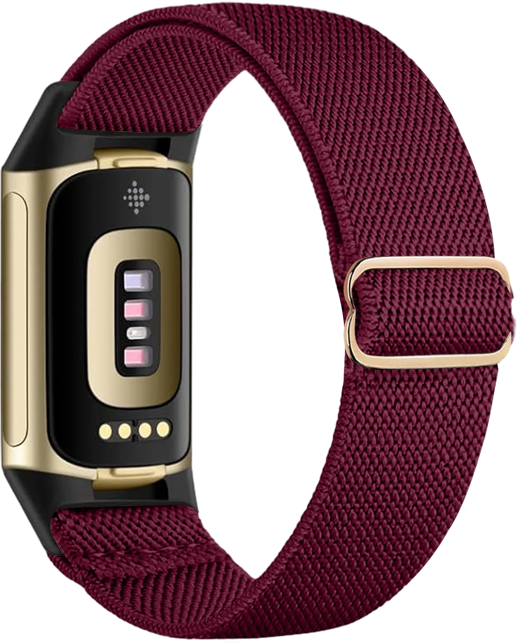 Bracelet pour montre Fitbit Charge 5, Charge 6 rose fuschia