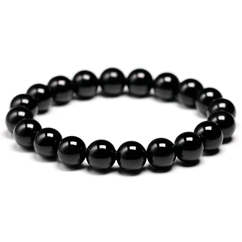 Bracelet "Rempart" en Tourmaline Noire