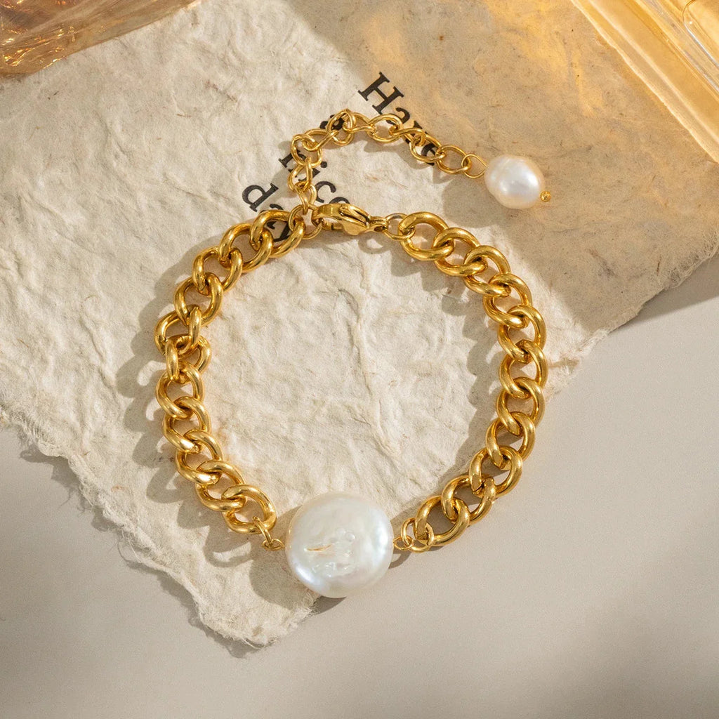Bracelet Rétro avec Perle