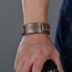 Scandinavian Leather Bracelet for Men