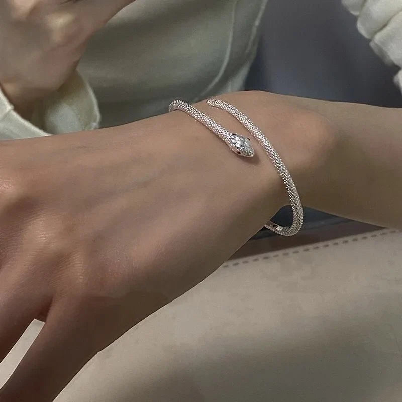 Silver Serpent Bracelet