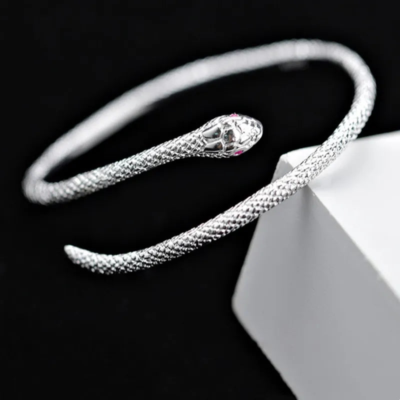 Silver Serpent Bracelet