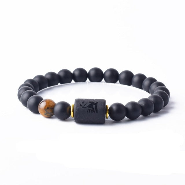 Pulsera Signo del Zodiaco 12 Constelaciones Pulsera para Hombre y Mujer Astrología