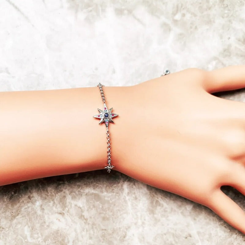 Pulsera Sol Brillante - Exception® plata