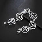 Bracelet spirale argenté pour femme