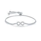 Infinity Symbol Silver Bracelet