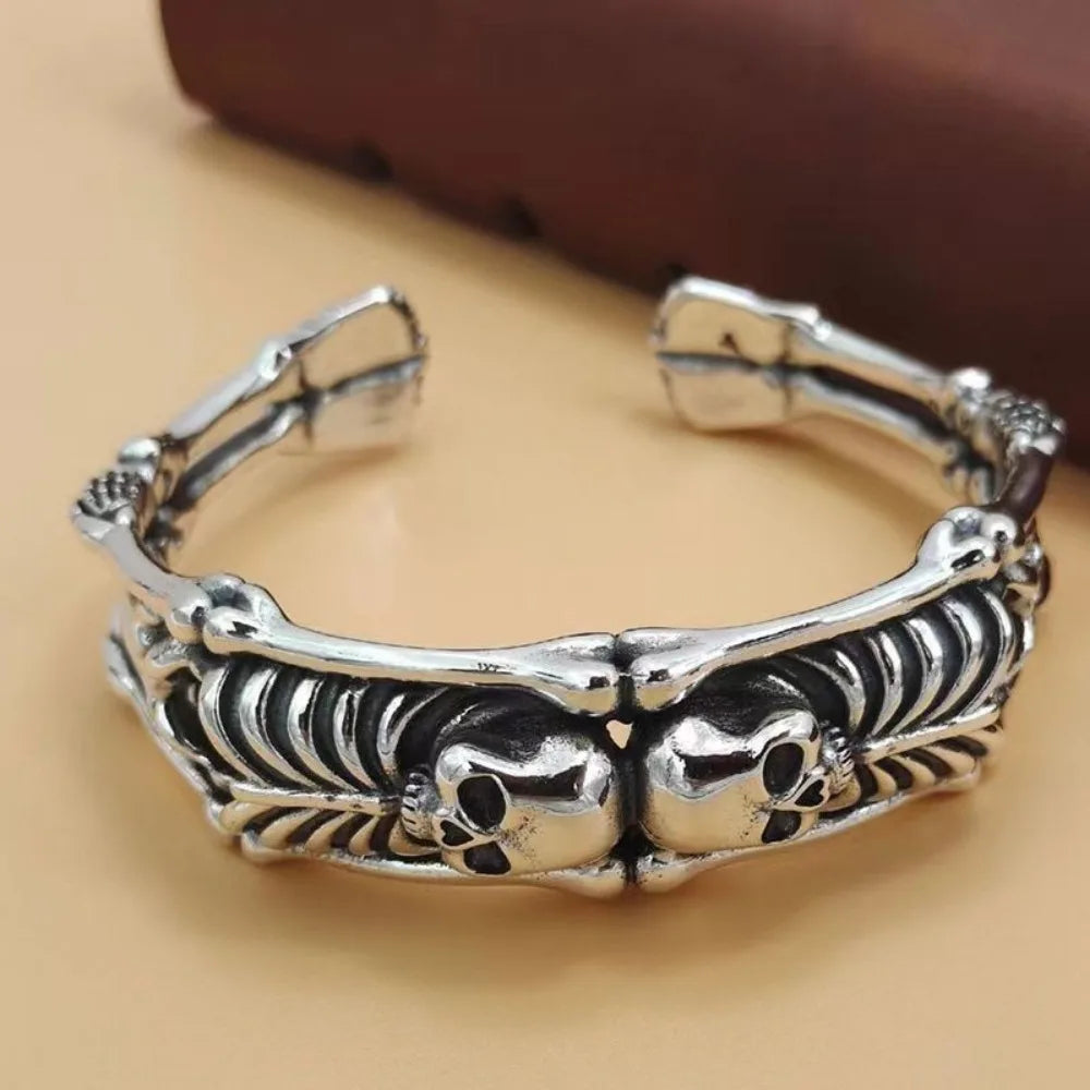 Bracelet Tête de Mort Squelette