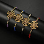 Women's Colored Metatron Cube Bracelet Red
