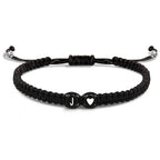 Bracelet tressé initiale j