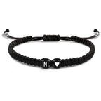 Bracelet tressé initiale n