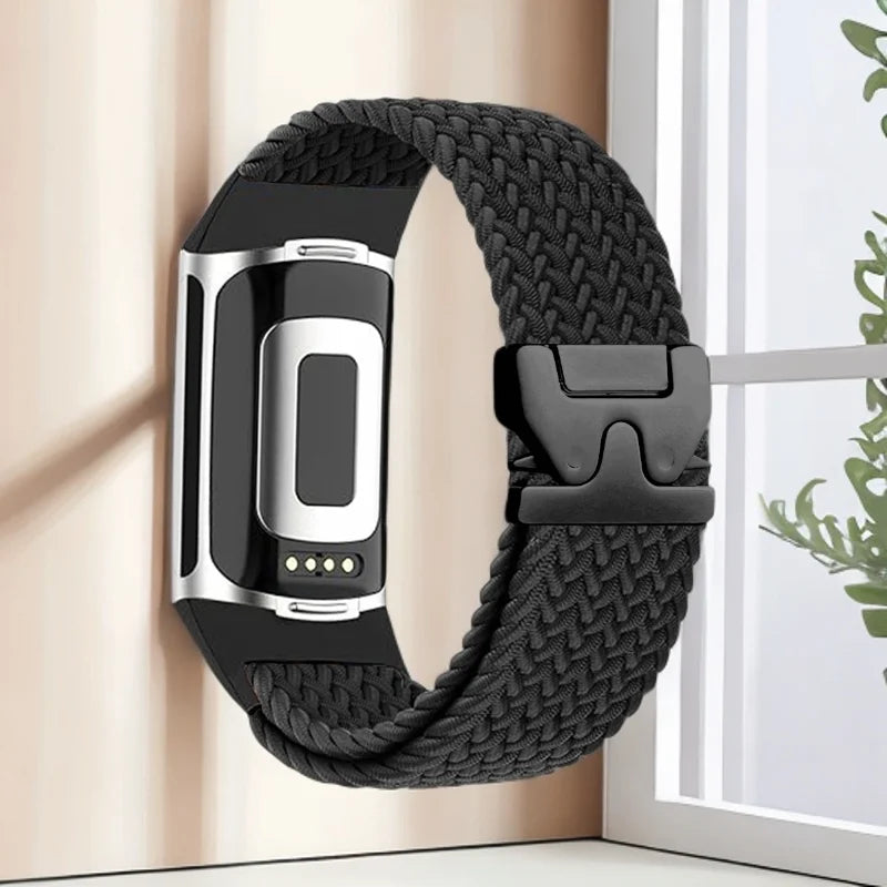 Braided watch band for Fitbit Charge 5, Charge 6