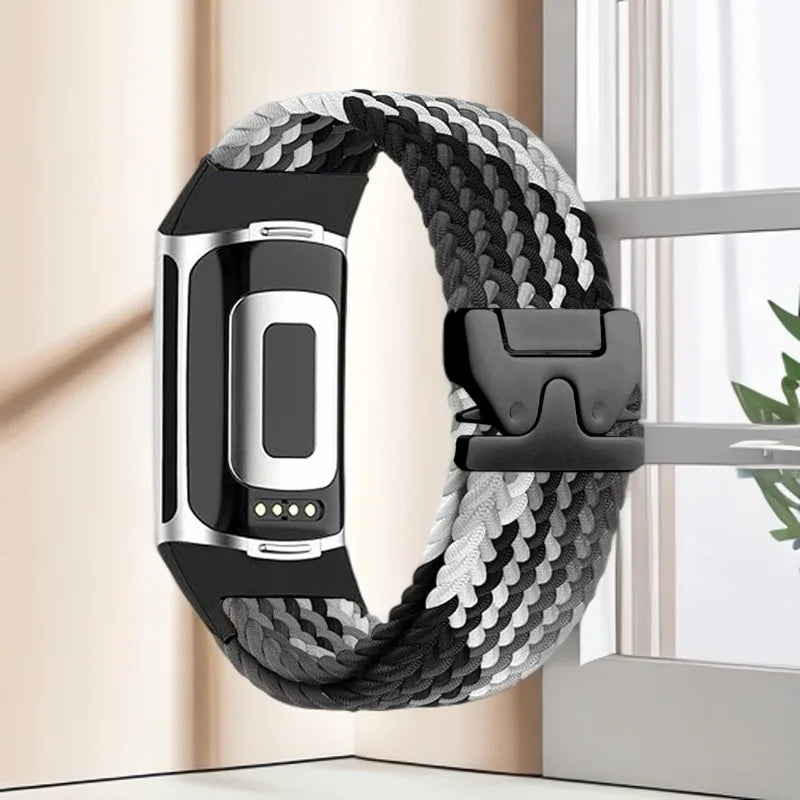Braided watch band for Fitbit Charge 5, Charge 6