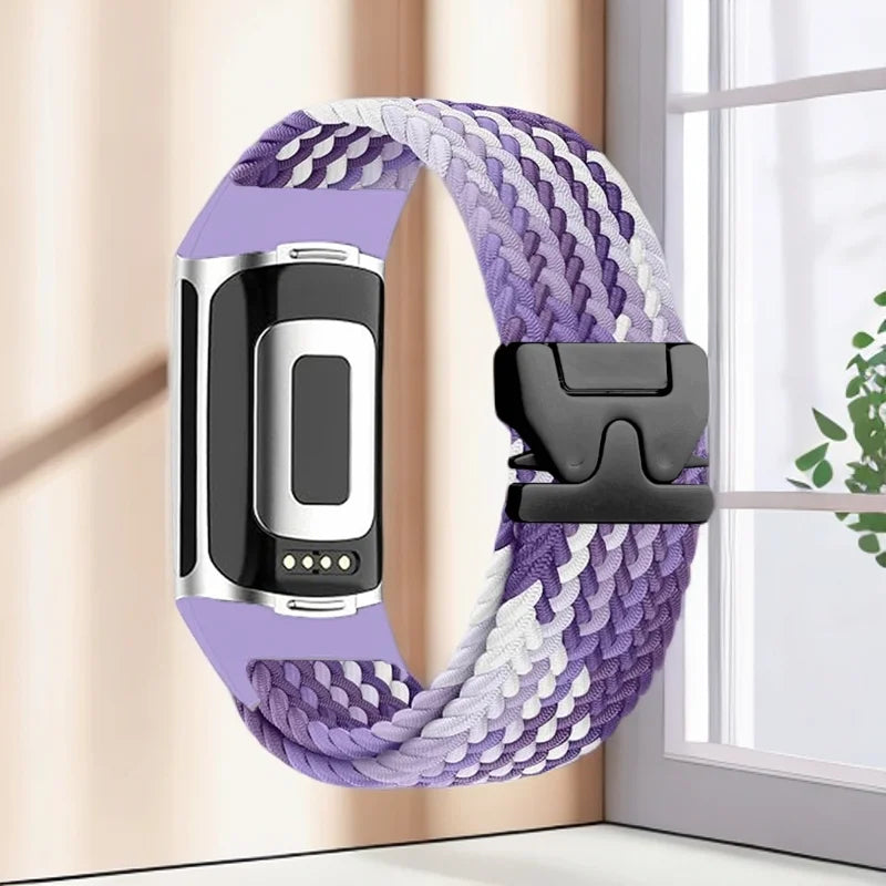 Braided watch band for Fitbit Charge 5, Charge 6