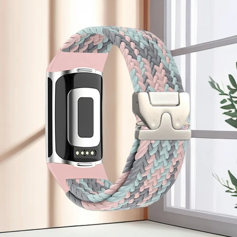 Braided watch band for Fitbit Charge 5, Charge 6