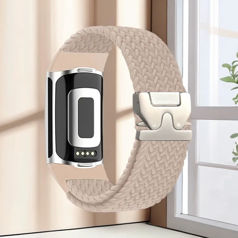 Braided watch band for Fitbit Charge 5, Charge 6