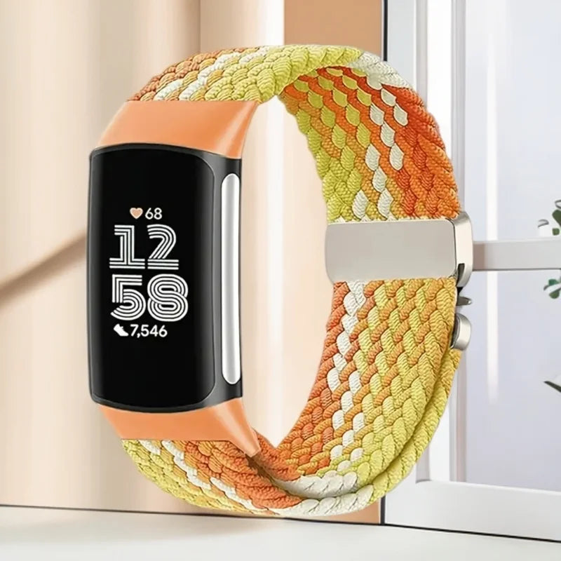 Braided watch band for Fitbit Charge 5, Charge 6