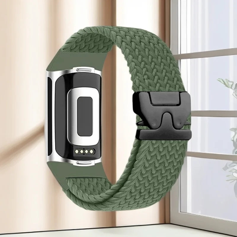 Braided watch band for Fitbit Charge 5, Charge 6