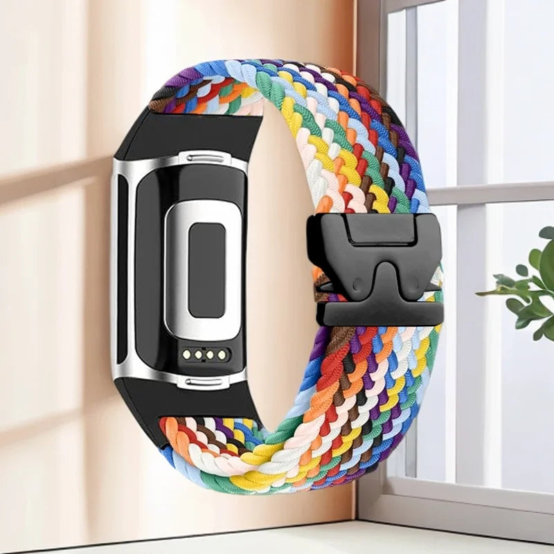 Braided watch band for Fitbit Charge 5, Charge 6