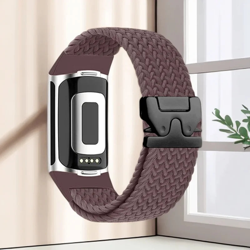 Braided watch band for Fitbit Charge 5, Charge 6
