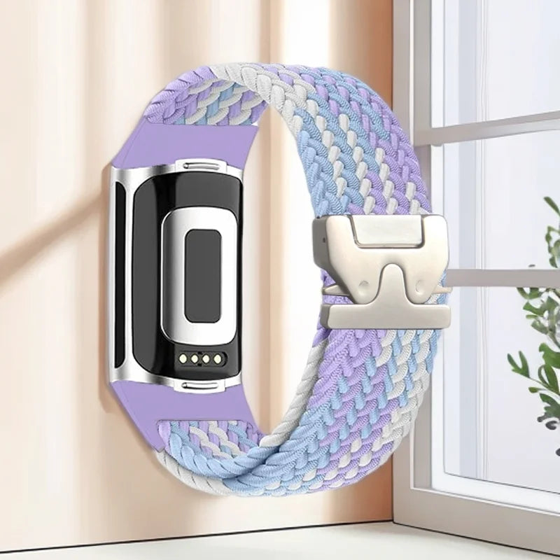 Braided watch band for Fitbit Charge 5, Charge 6