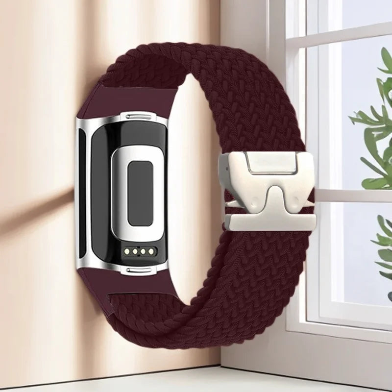 Braided watch band for Fitbit Charge 5, Charge 6