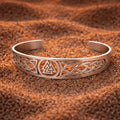 Pulsera vikinga Valknut ajustable 