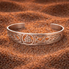 Pulsera vikinga Valknut ajustable 