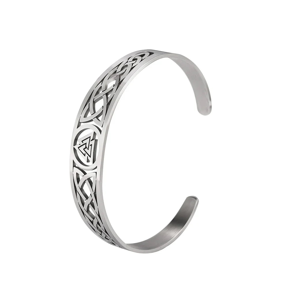 Bracelet viking Valknut ajustable