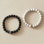Couple Bracelets King & Queen Crown Chain