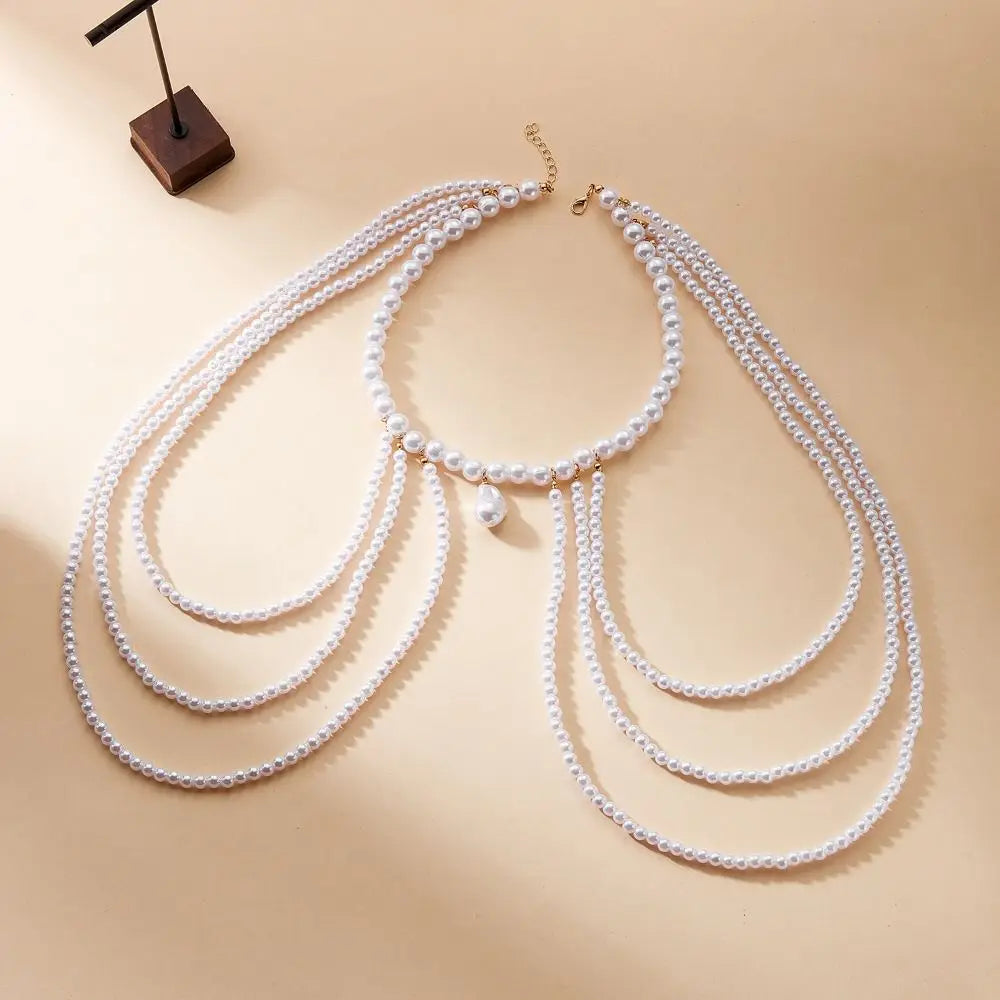 Chaîne d'épaule pour femme - Bijou pour clavicule & épaule