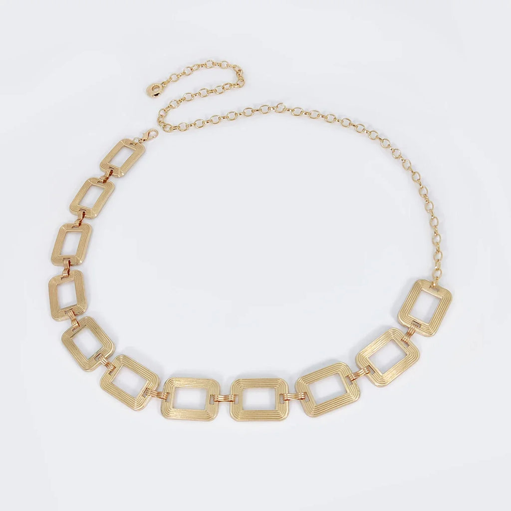 Chaîne de hanche boho - bijou de taille et ventre pour femme or