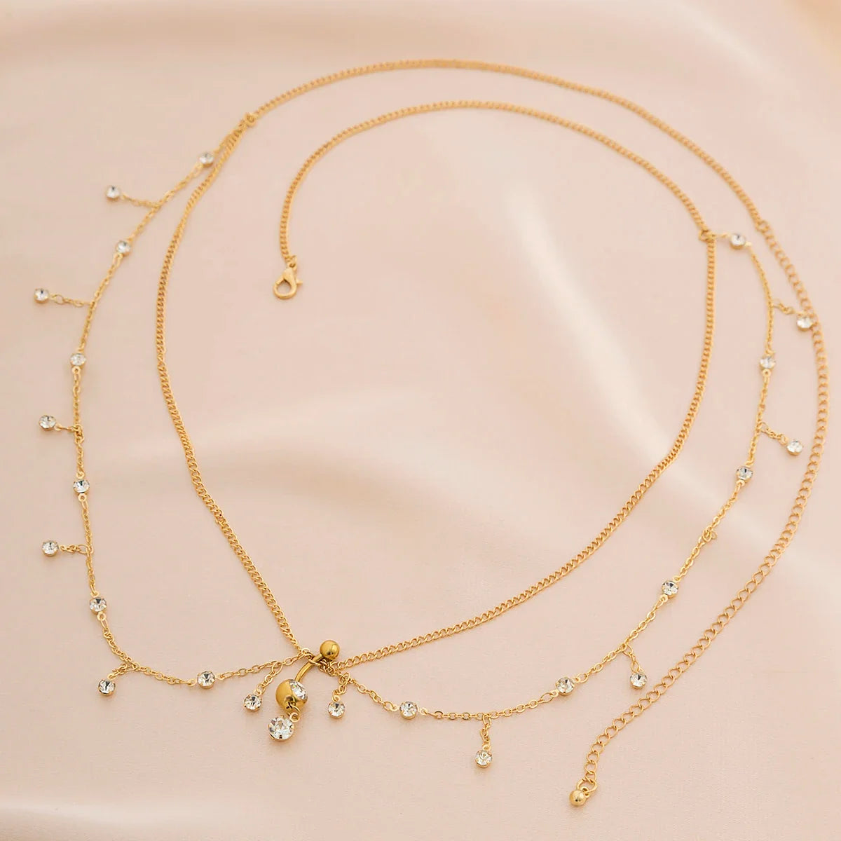 Chaîne de hanche et nombril - bijou de taille et ventre pour femme 
