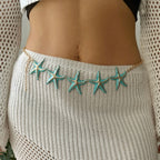 Starfish hip chain - waist and belly jewelry for women
