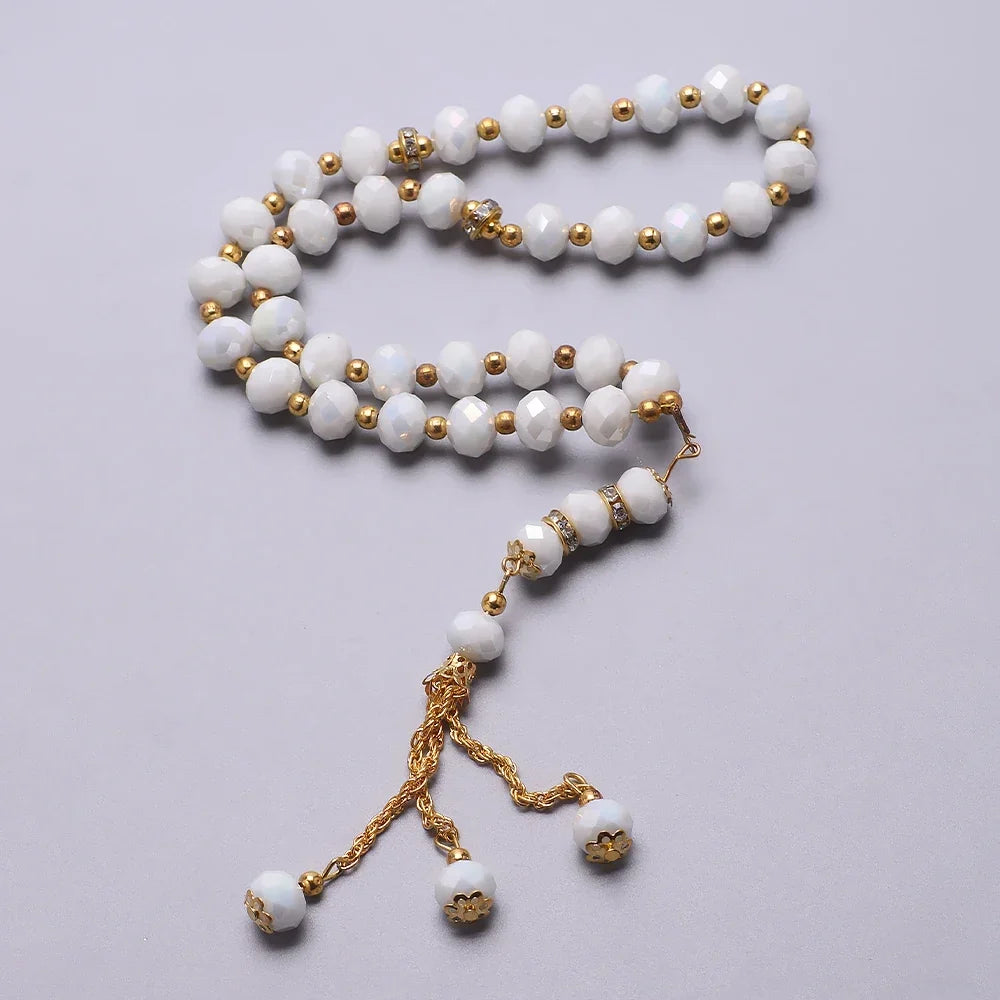 Rosario musulmán elegante - Tasbih islámico de 33 cuentas 