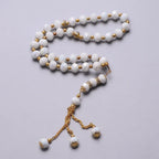 Rosario musulmán elegante - Tasbih islámico de 33 cuentas 