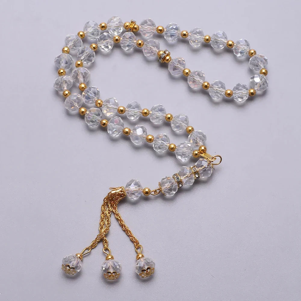 Rosario musulmán elegante - Tasbih islámico de 33 cuentas 
