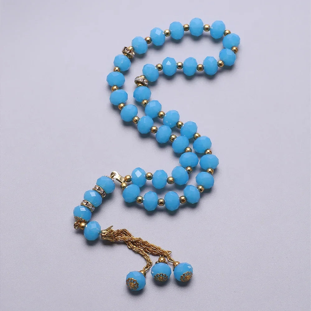 Rosario musulmán elegante - Tasbih islámico de 33 cuentas 