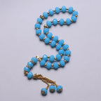 Rosario musulmán elegante - Tasbih islámico de 33 cuentas 