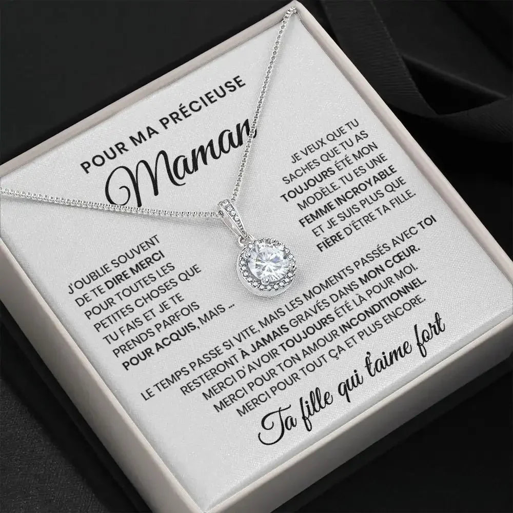 Coffret avec Collier Ma Précieuse Maman