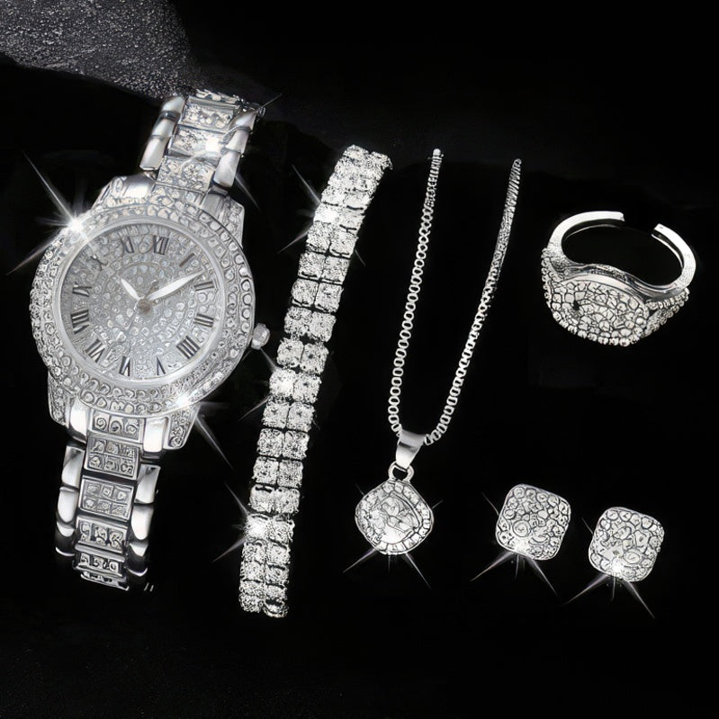 Estuche de 5 Joyas con Estrás