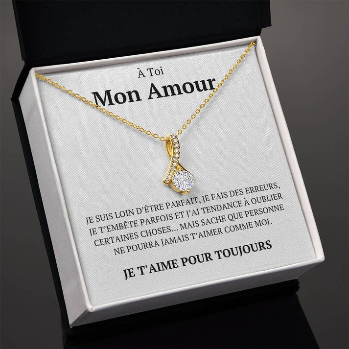 Collar "A la Mujer de Mi Vida" San Valentín Amor Pareja