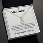 Collar "A la Mujer de Mi Vida" San Valentín Amor Pareja