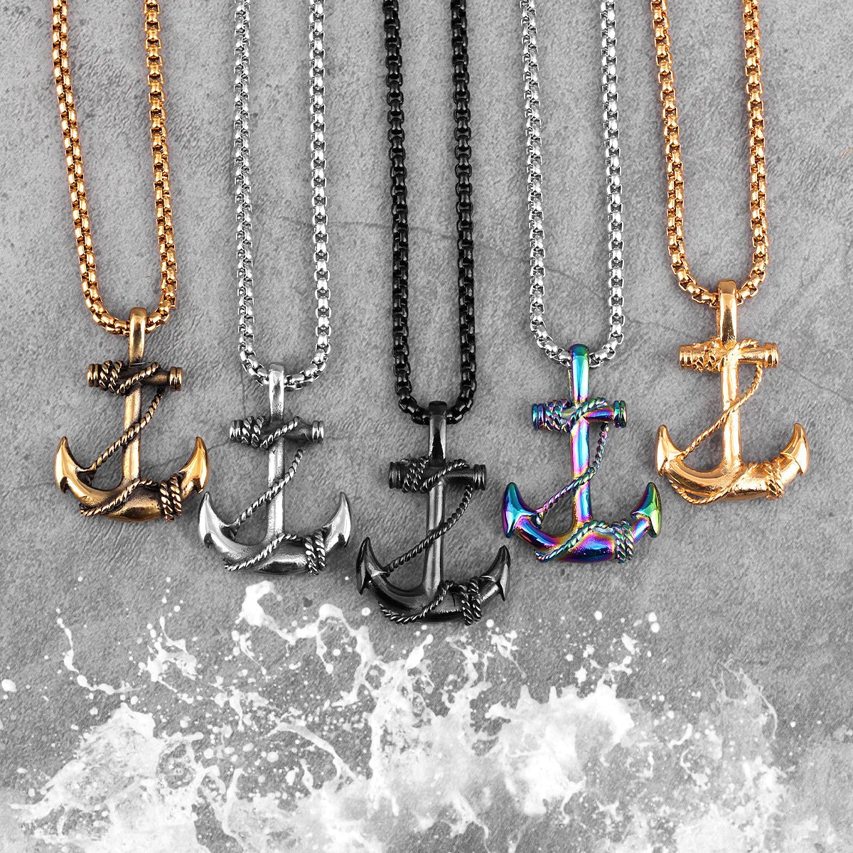 Collar ancla para hombre 