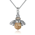 Women's necklace with bee pendant