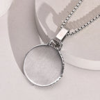 Collier avec Pendentif Boussole Rose des Vents pour Homme
