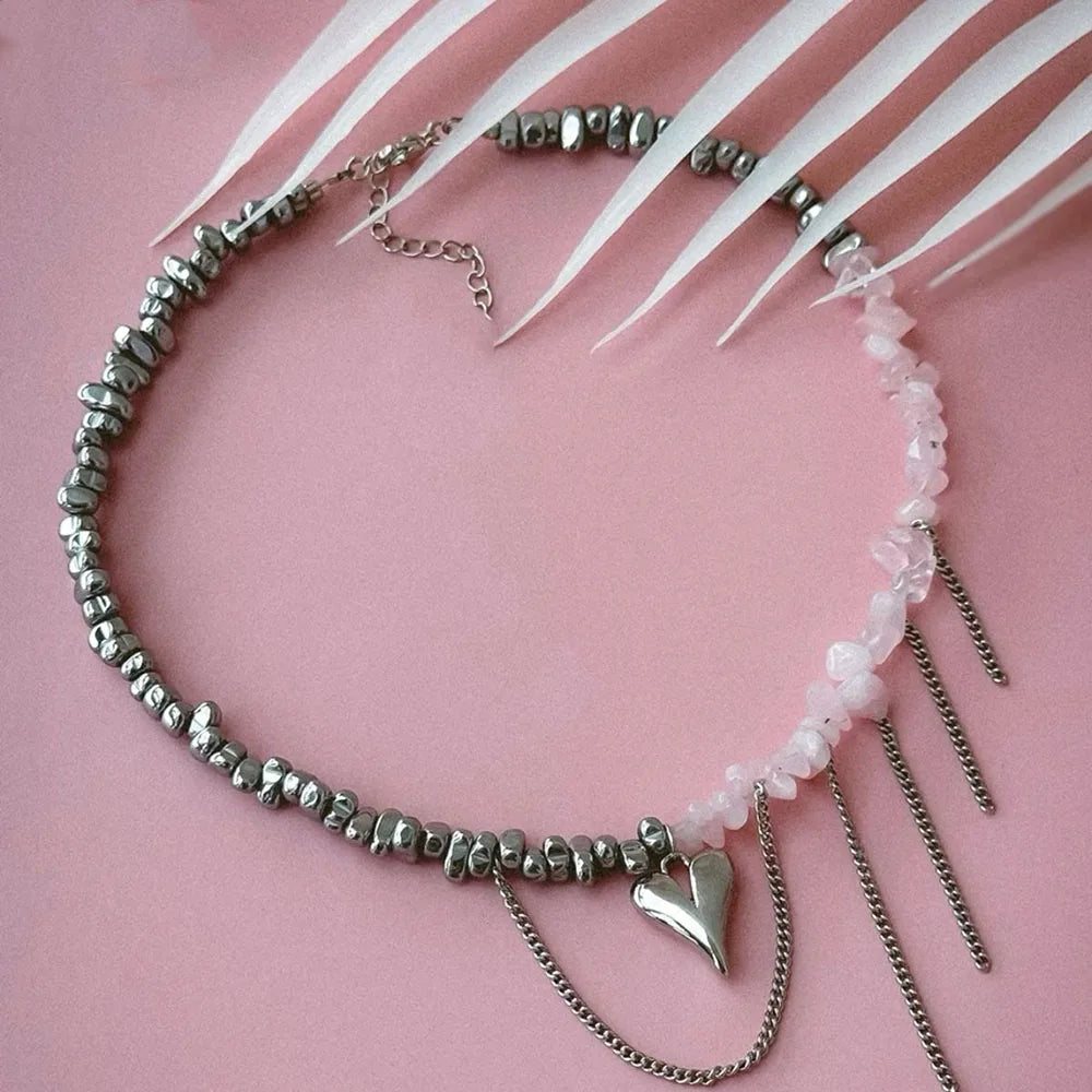 Collier avec Pendentif Coeur A