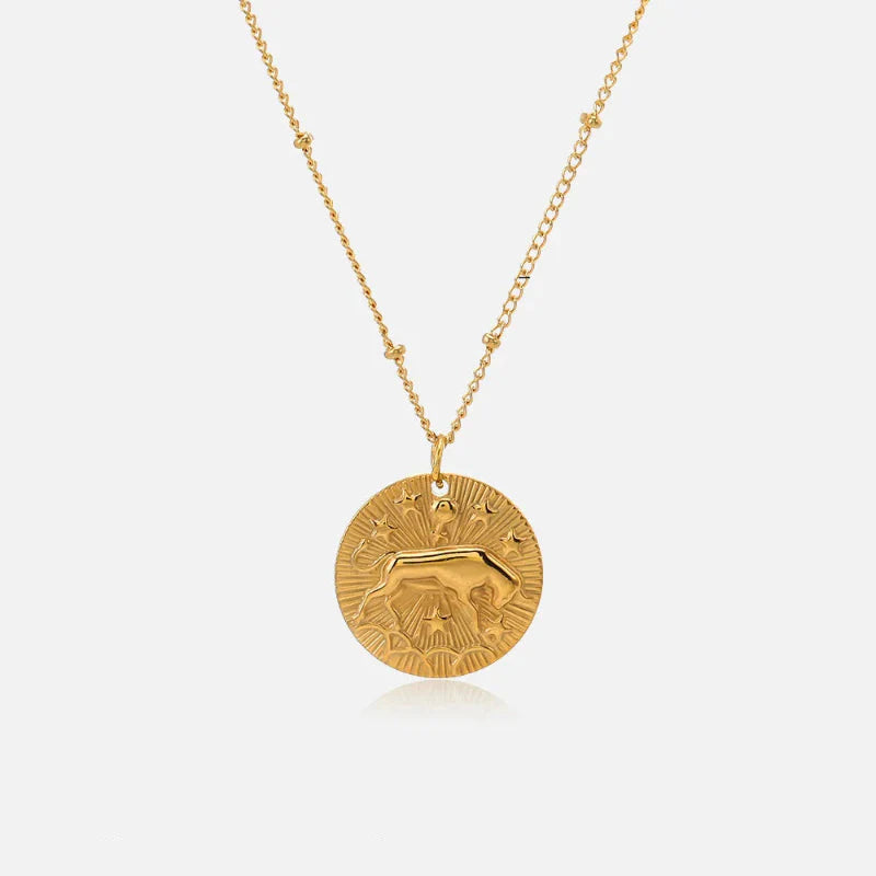Collier avec Pendentif Constellation Signe du Zodiaque