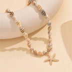 Necklace with Starfish Shell Pendant