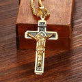 Collier avec Pendentif Croix de Jésus A